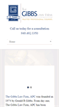 Mobile Screenshot of gibbslaw.com